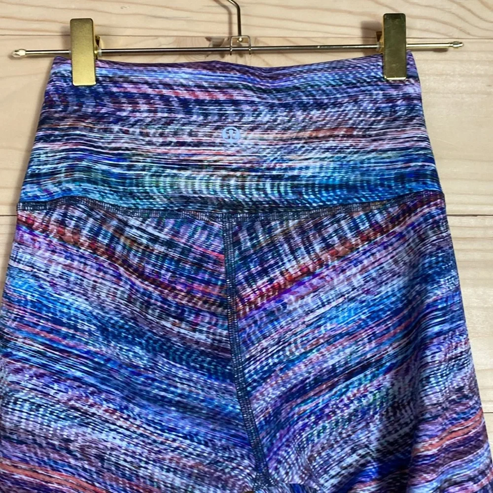 Lululemon wunder under high‎ rise Oasis cropped legging size 4